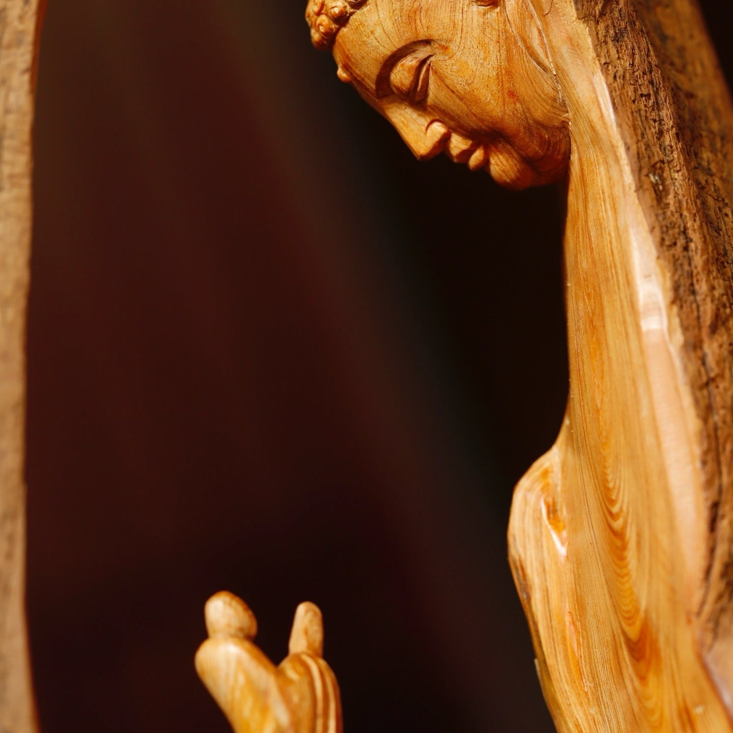Qiu Fo - Wood Sculpture - zycs_China