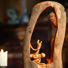 Qiu Fo - Wood Sculpture - zycs_China
