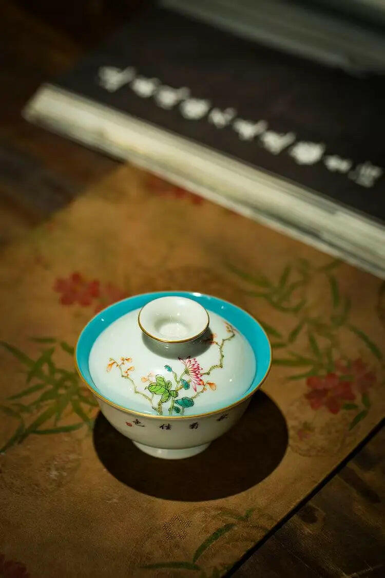 Qiu Ju - Jing De Zhen Porcelain Gaiwan - zycs_China