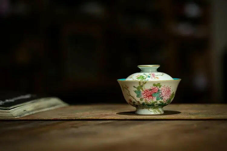 Qiu Ju - Jing De Zhen Porcelain Gaiwan - zycs_China