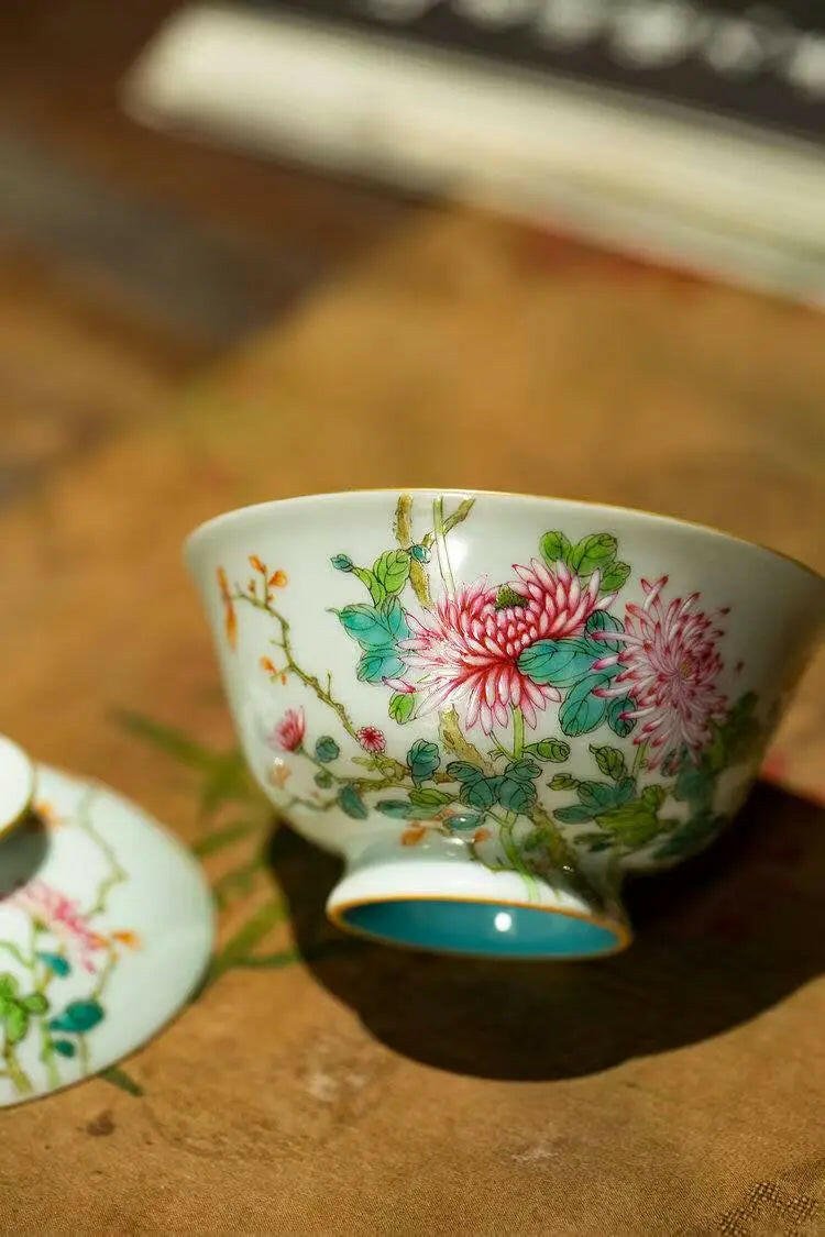 Qiu Ju - Jing De Zhen Porcelain Gaiwan - zycs_China