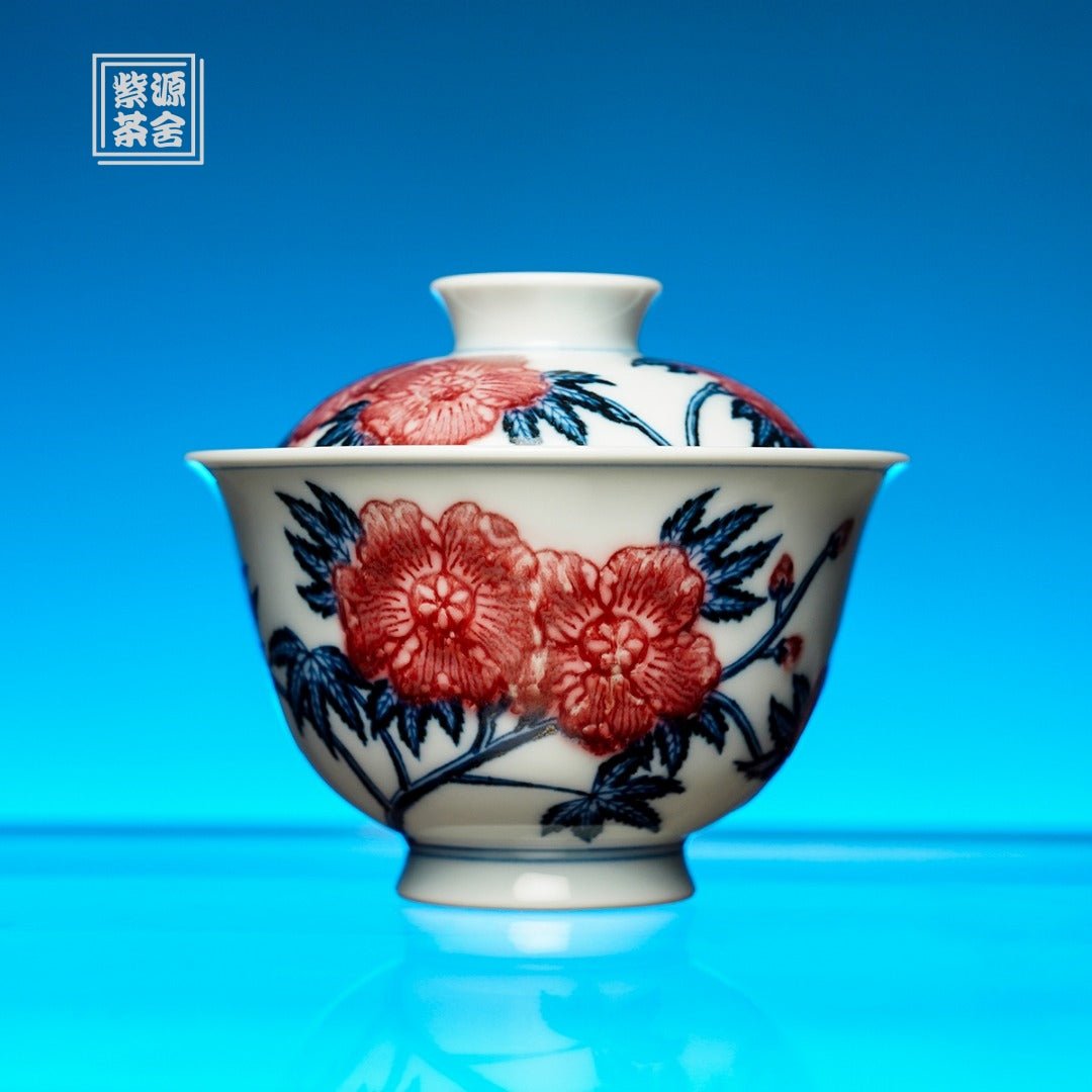 Qiu Kui 150cc - Jing De Zhen Porcelain Gaiwan - zycs_China