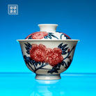 Qiu Kui 150cc - Jing De Zhen Porcelain Gaiwan - zycs_China