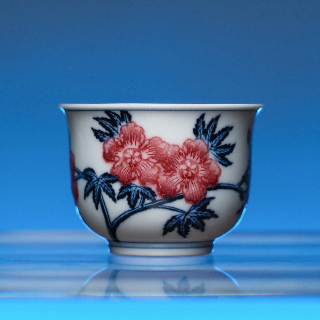 Qiu Kui 150cc - Jing De Zhen Porcelain Gaiwan - zycs_China