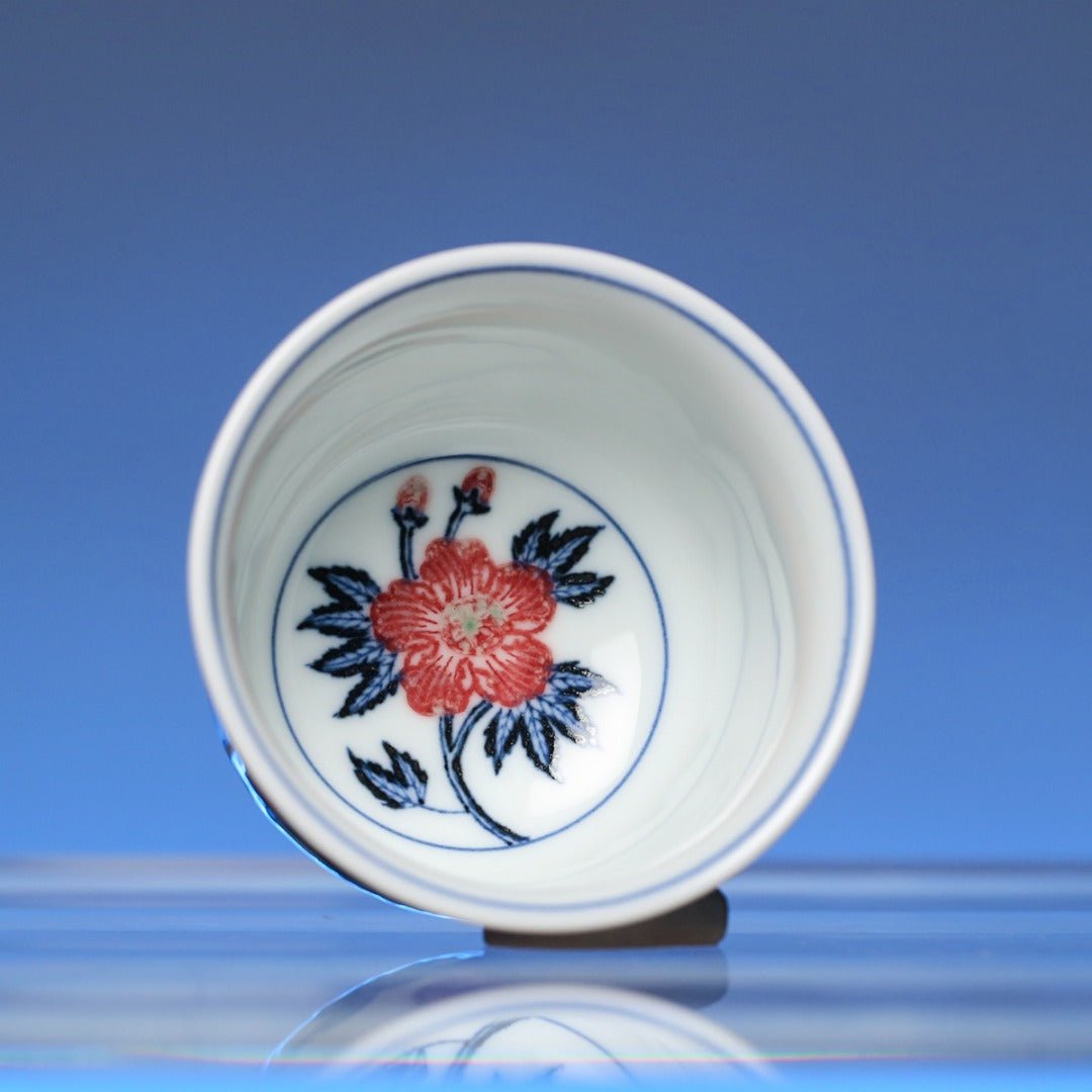Qiu Kui 150cc - Jing De Zhen Porcelain Gaiwan - zycs_China