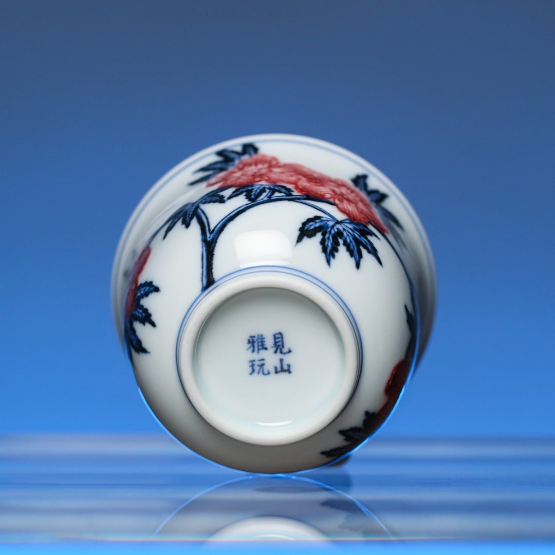 Qiu Kui 150cc - Jing De Zhen Porcelain Gaiwan - zycs_China