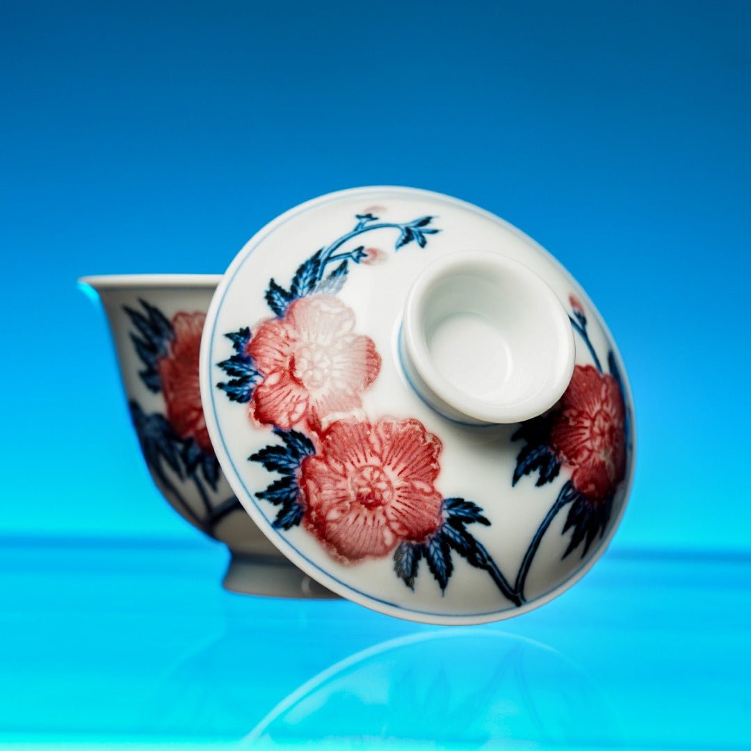 Qiu Kui 150cc - Jing De Zhen Porcelain Gaiwan - zycs_China