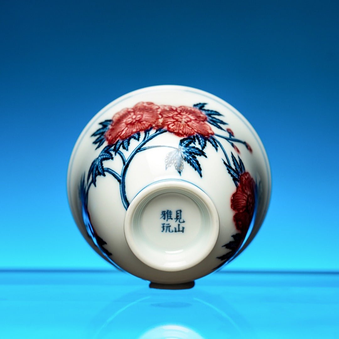 Qiu Kui 150cc - Jing De Zhen Porcelain Gaiwan - zycs_China