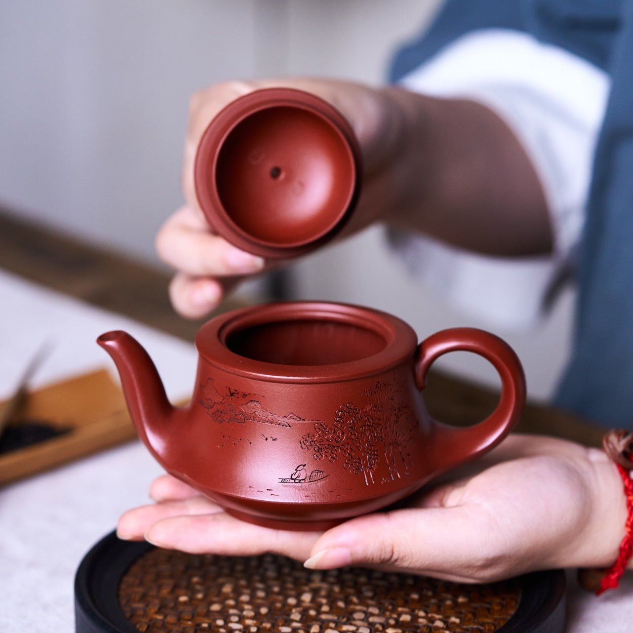 Qu Hu 170cc - Yixing Handmade Teapot - zycs_China