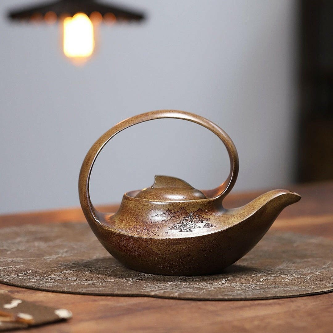 Qu Hu Ti Liang 500cc - Yixing Handmade Teapot - zycs_China