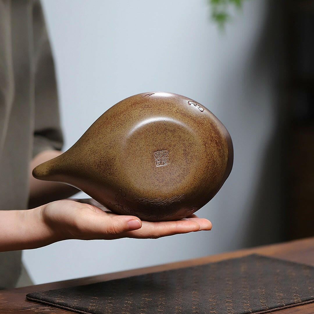 Qu Hu Ti Liang 500cc - Yixing Handmade Teapot - zycs_China