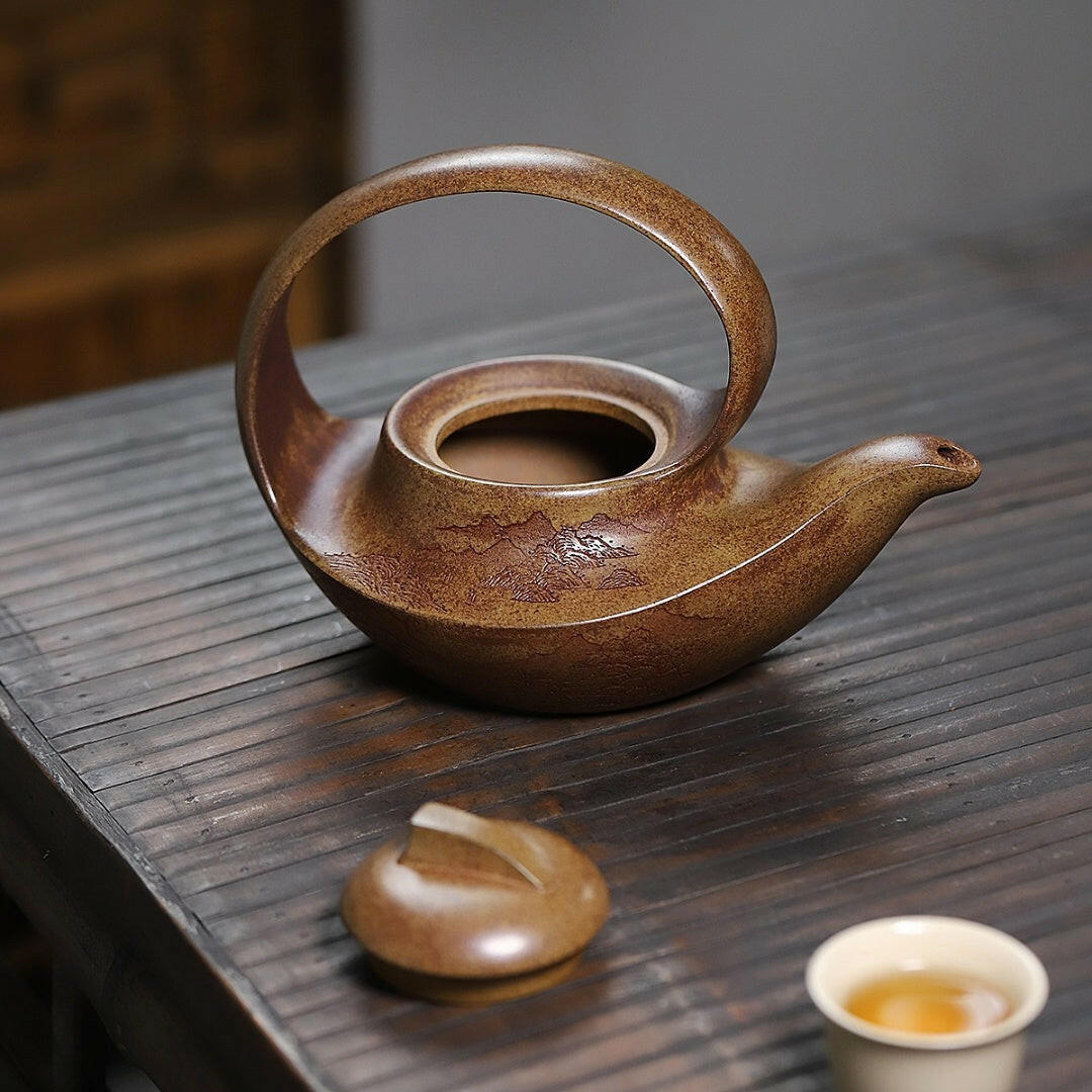 Qu Hu Ti Liang 500cc - Yixing Handmade Teapot - zycs_China