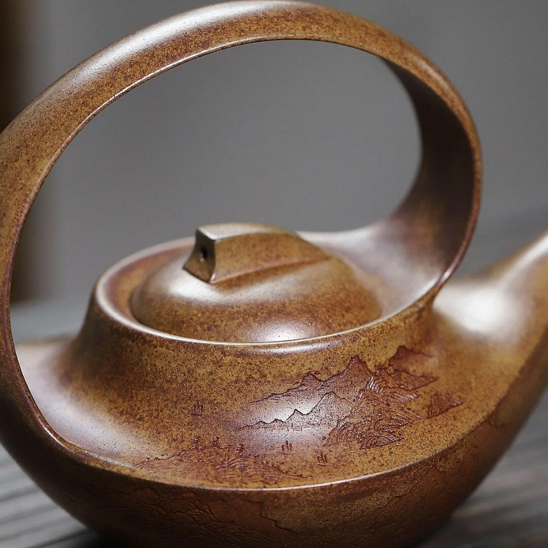 Qu Hu Ti Liang 500cc - Yixing Handmade Teapot - zycs_China