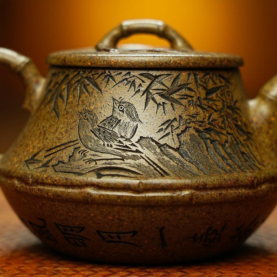 Qu Zhu 140cc - Yixing Handmade Teapot - zycs_China