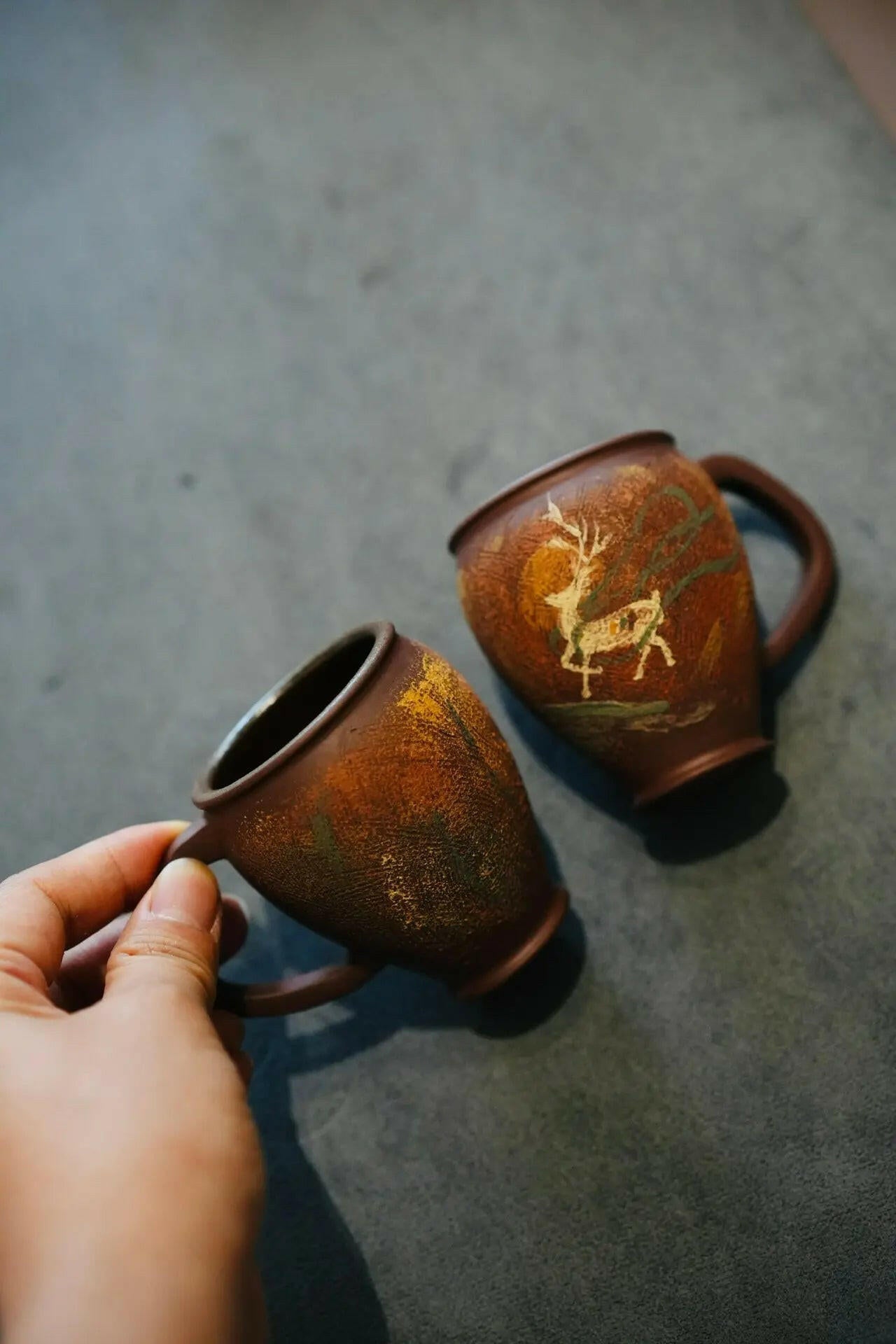Que Yu Bei 100cc - Yixing Handmade Teacup - zycs_China - tea - teapot