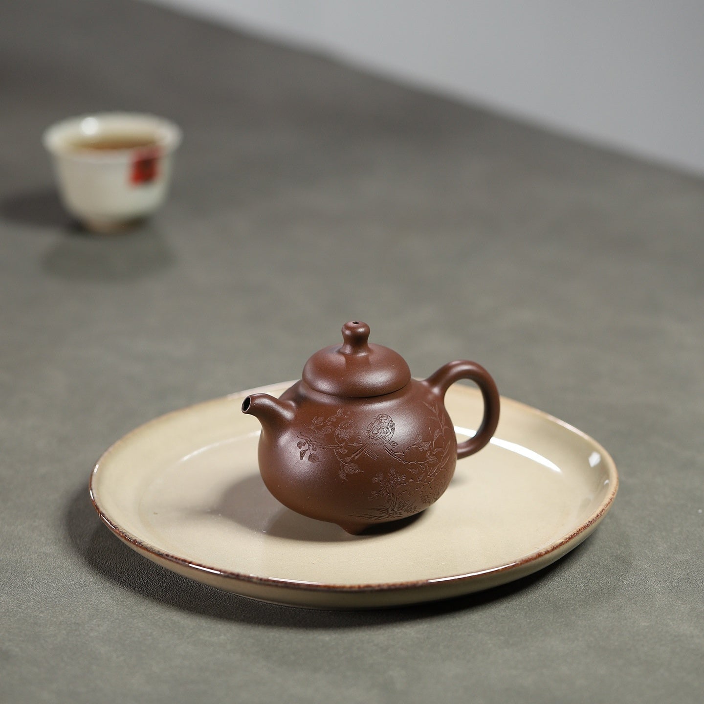 Ru Ding 170cc - Yixing Handmade Teapot - zycs_China