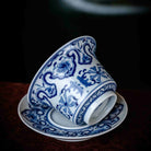 Ru Yi 130cc - Jing De Zhen Porcelain Gaiwan - zycs_China
