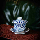 Ru Yi 130cc - Jing De Zhen Porcelain Gaiwan - zycs_China