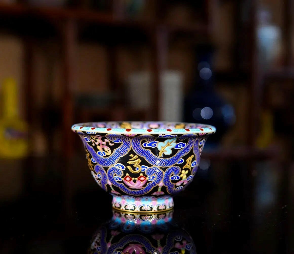 Ru Yi Bao Xiang Hua - Jing De Zhen Porcelain Teacup - zycs_China - tea - teapot