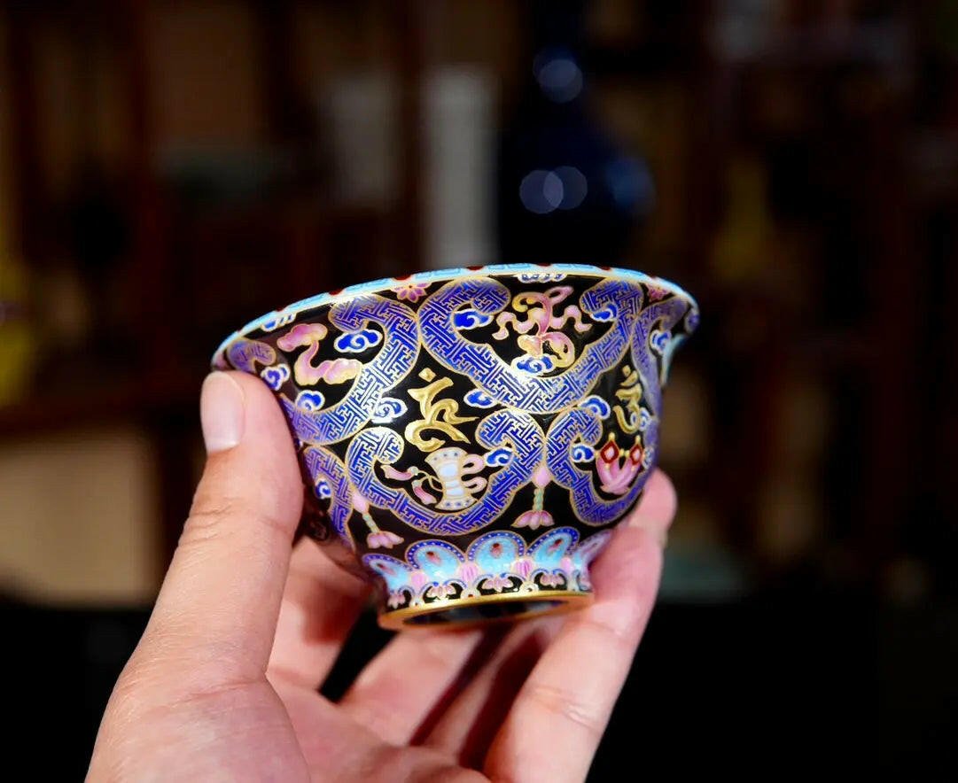 Ru Yi Bao Xiang Hua - Jing De Zhen Porcelain Teacup - zycs_China - tea - teapot