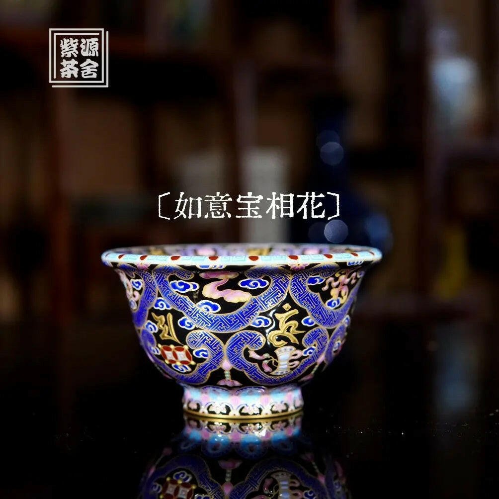 Ru Yi Bao Xiang Hua - Jing De Zhen Porcelain Teacup - zycs_China - tea - teapot