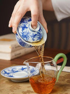 Ru Yi Die Lian Hua 160cc - Jing De Zhen Handmade Gai Wan - zycs_China - tea - teapot