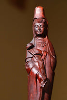 Ru Yi Guan Yin - Wood Sculpture - zycs_China