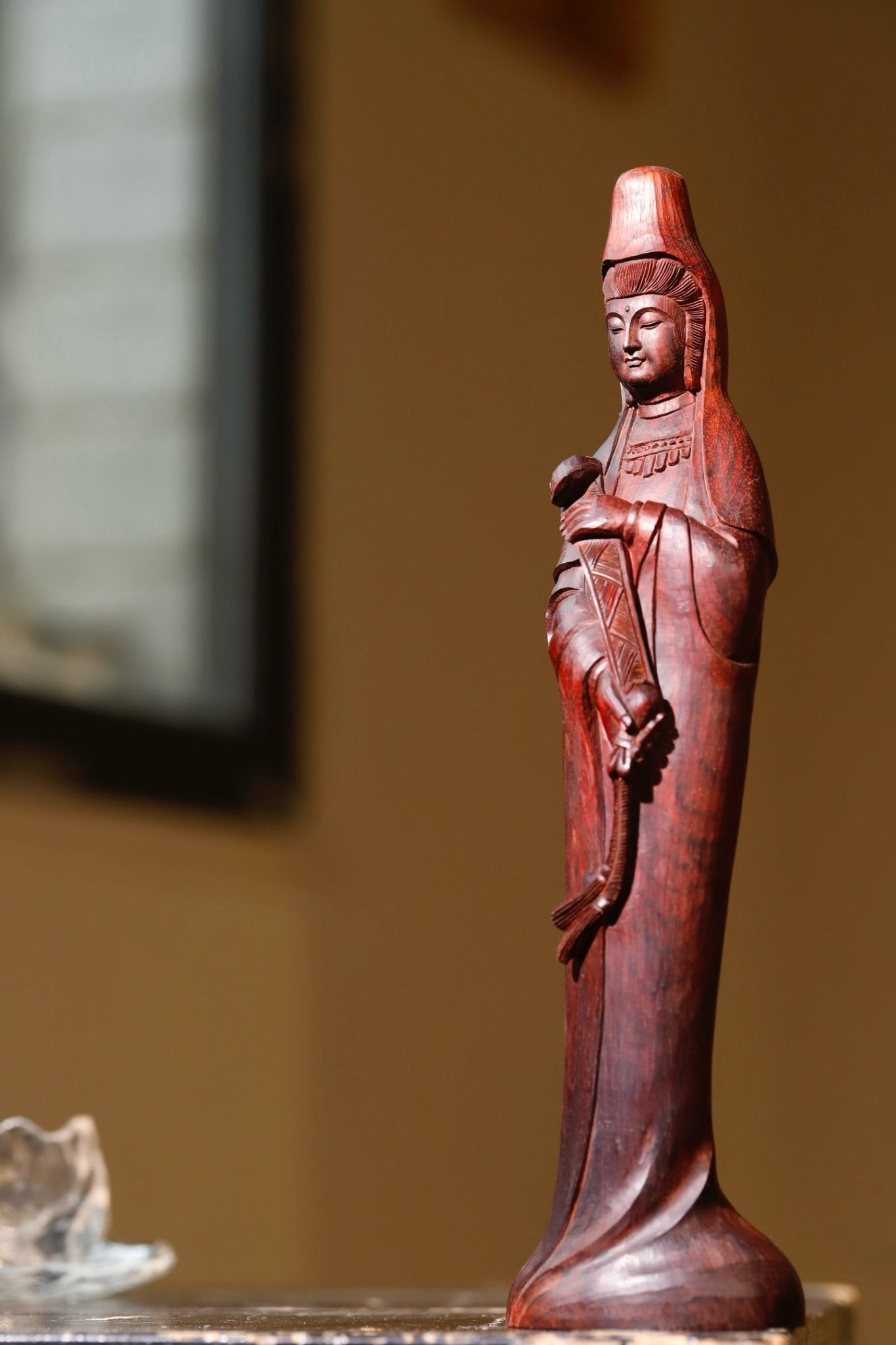 Ru Yi Guan Yin - Wood Sculpture - zycs_China