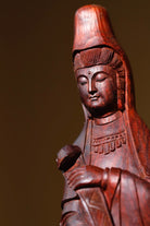 Ru Yi Guan Yin - Wood Sculpture - zycs_China