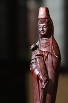 Ru Yi Guan Yin - Wood Sculpture - zycs_China