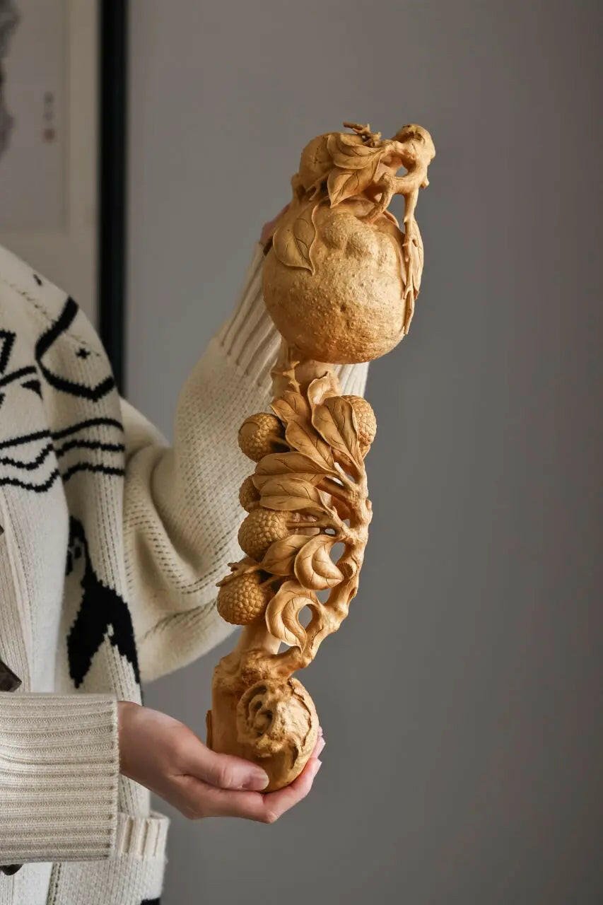 Ru Yi - Wood Sculpture - zycs_China