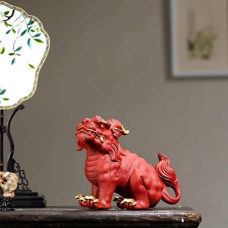 Rui Shou Cheng Xiang - Zisha Sculpture - zycs_China