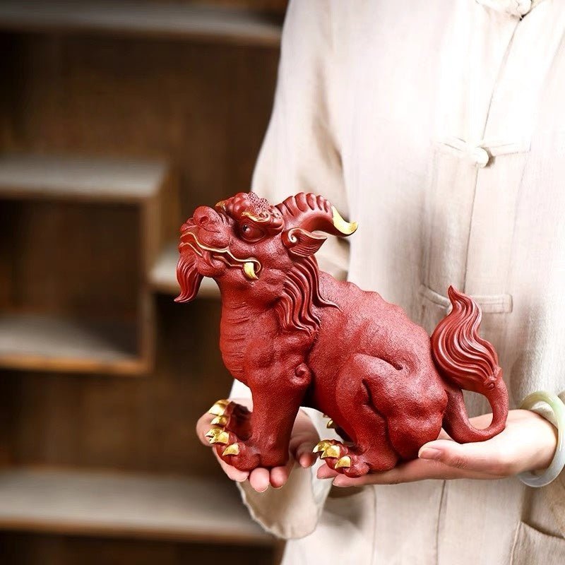 Rui Shou Cheng Xiang - Zisha Sculpture - zycs_China