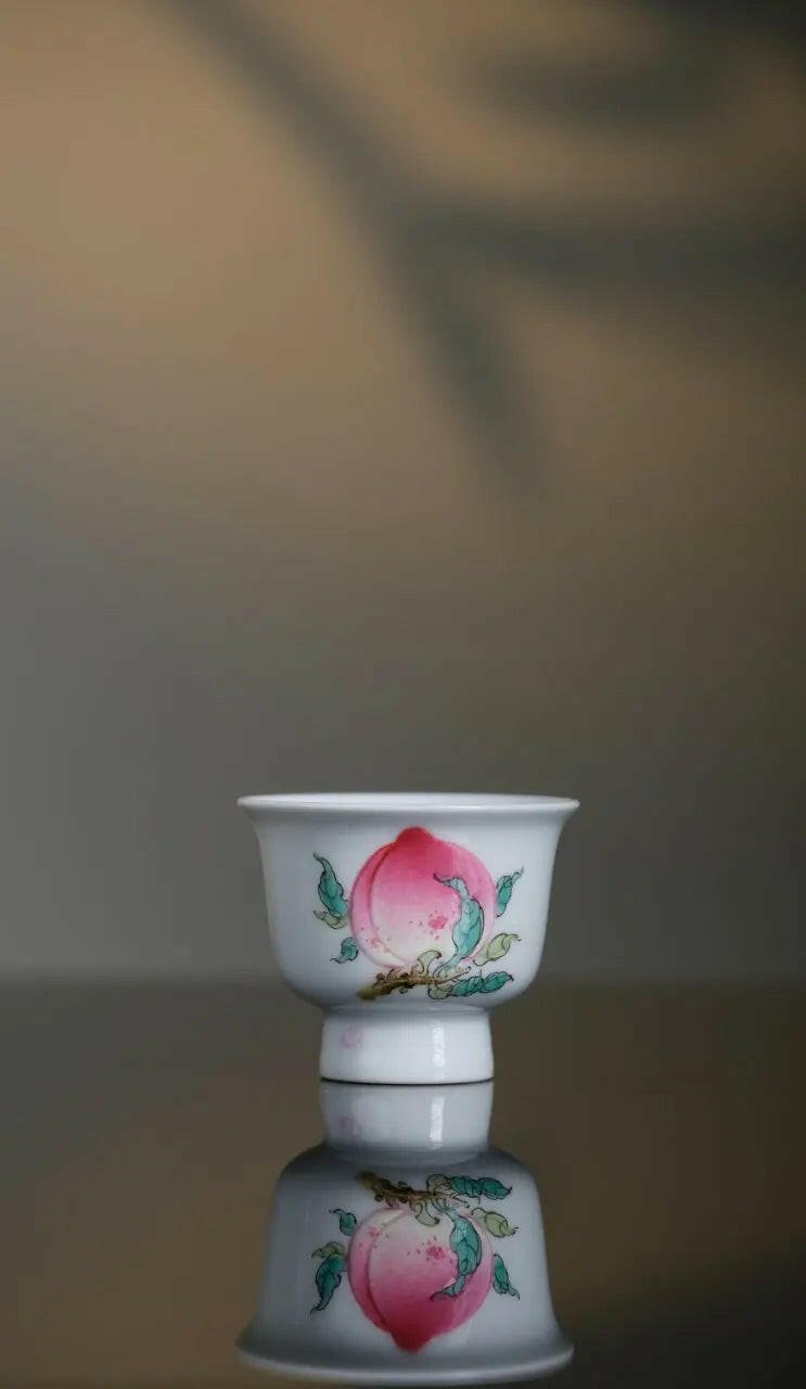 San Duo Xiao Zu Bei - Jing De Zhen Porcelain Teacup - zycs_China - tea - teapot