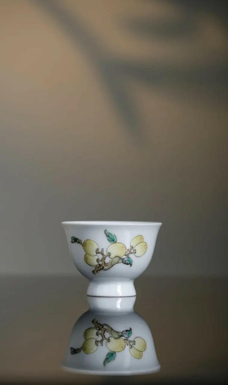 San Duo Xiao Zu Bei - Jing De Zhen Porcelain Teacup - zycs_China - tea - teapot