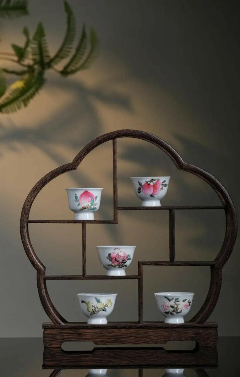 San Duo Xiao Zu Bei - Jing De Zhen Porcelain Teacup - zycs_China - tea - teapot