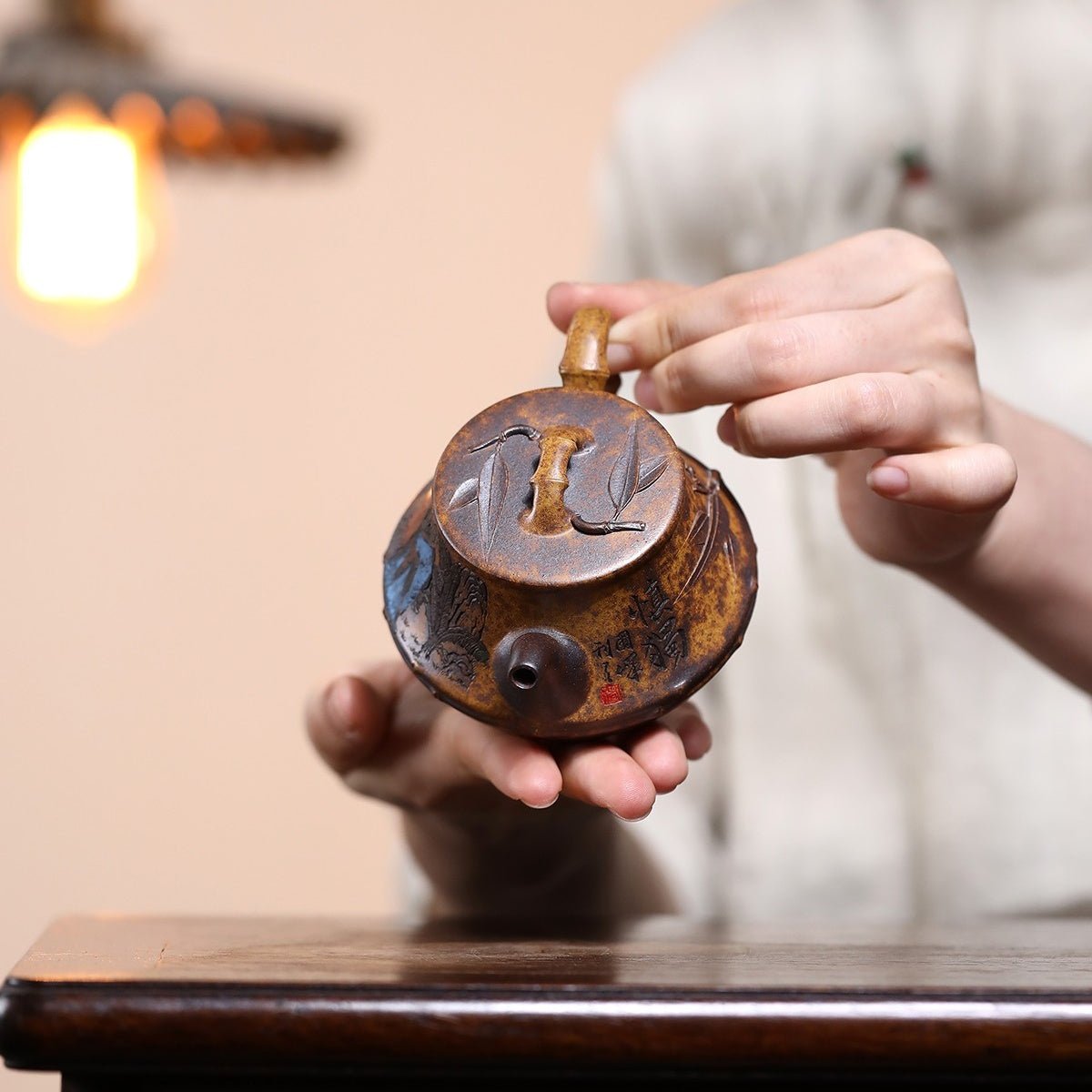 San Gu Mao Lu 150cc - Yixing Handmade Teapot - zycs_China