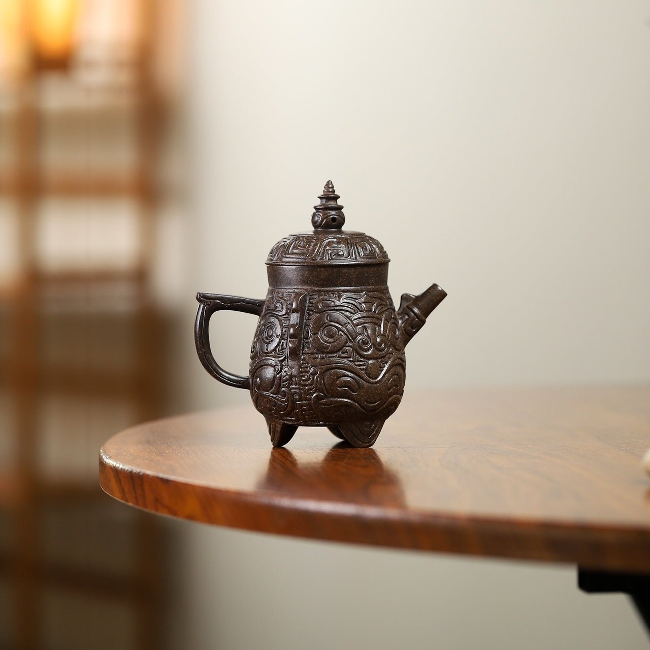 San Tan Ying Yue 130cc - Yixing Handmade Teapot - zycs_China