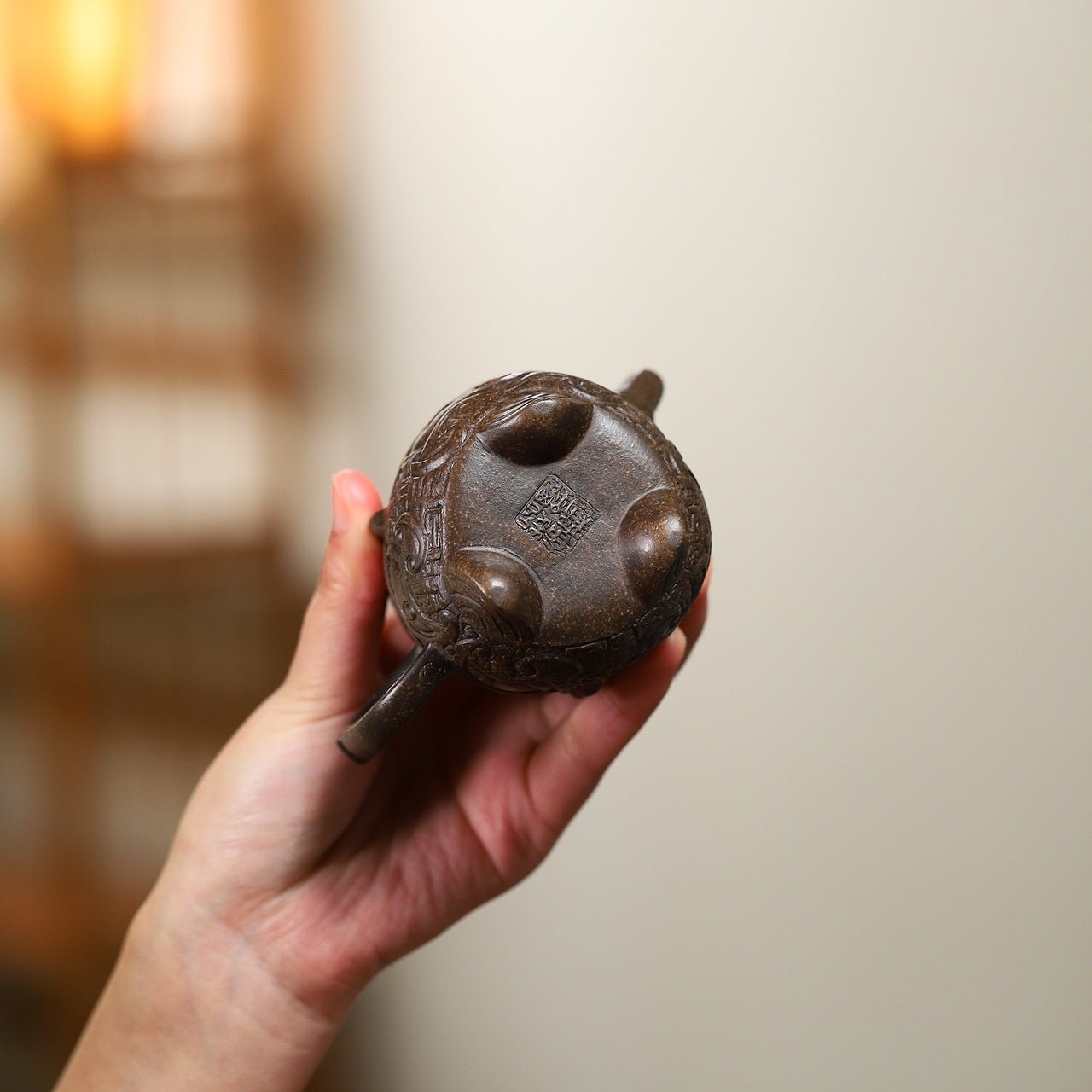 San Tan Ying Yue 130cc - Yixing Handmade Teapot - zycs_China