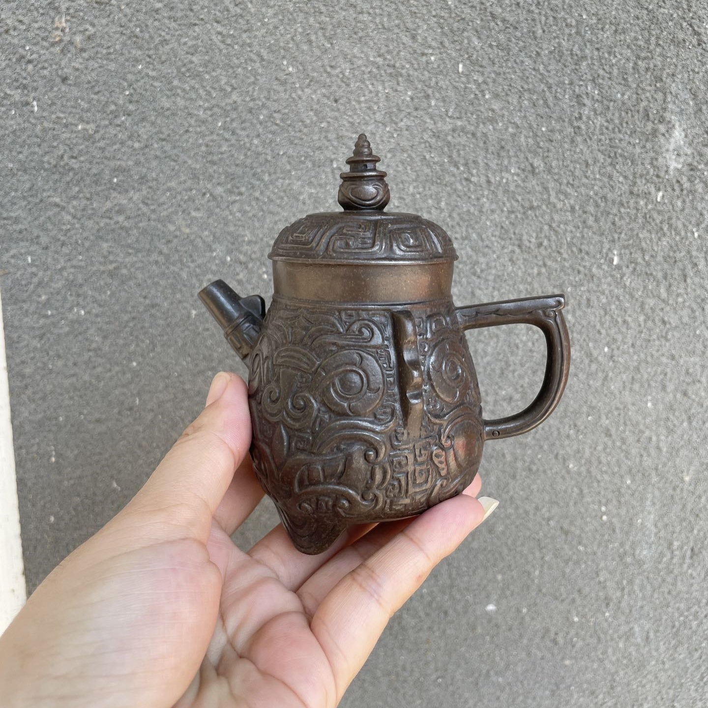 San Tan Ying Yue 130cc - Yixing Handmade Teapot - zycs_China