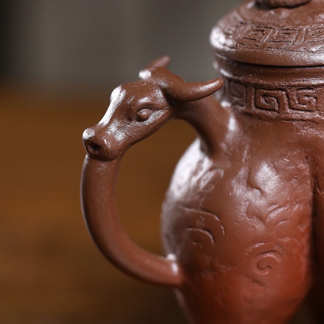 San Zu Ding 150cc - Yixing Handmade Teapot - zycs_China