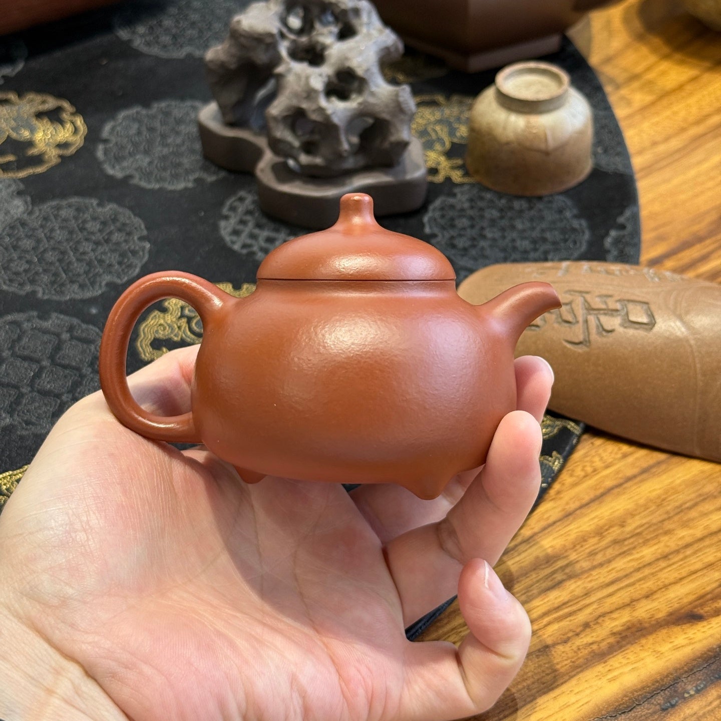 San Zu Ru Ding 150cc - Yixing Handmade Teapot - zycs_China