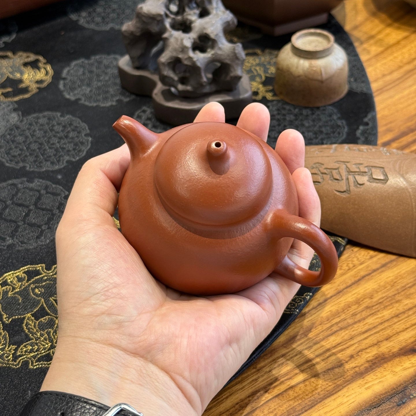 San Zu Ru Ding 150cc - Yixing Handmade Teapot - zycs_China