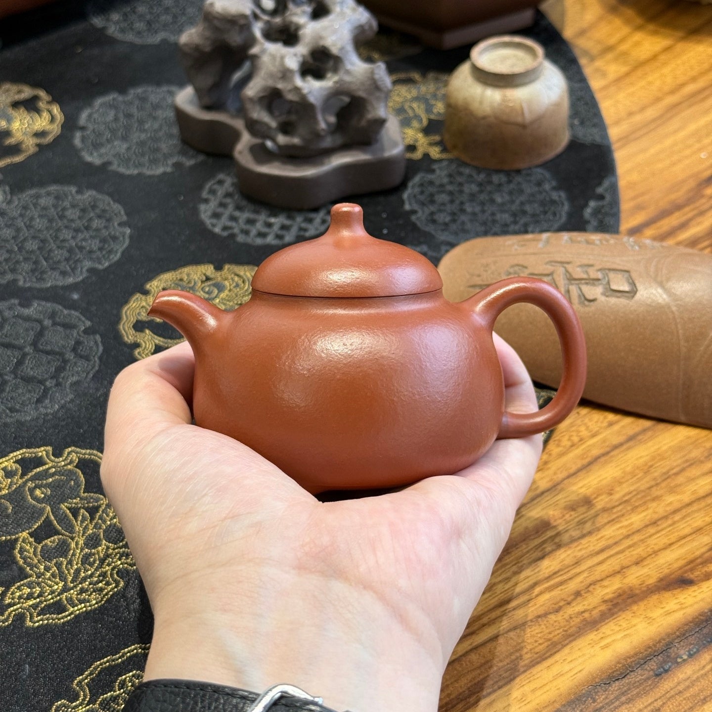 San Zu Ru Ding 150cc - Yixing Handmade Teapot - zycs_China