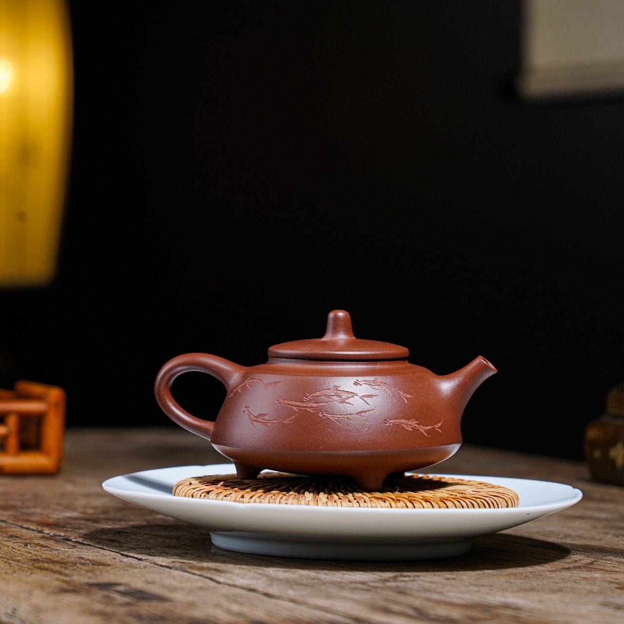 San Zu Ru Ding 180cc - Yixing Handmade Teapot - zycs_China - tea - teapot