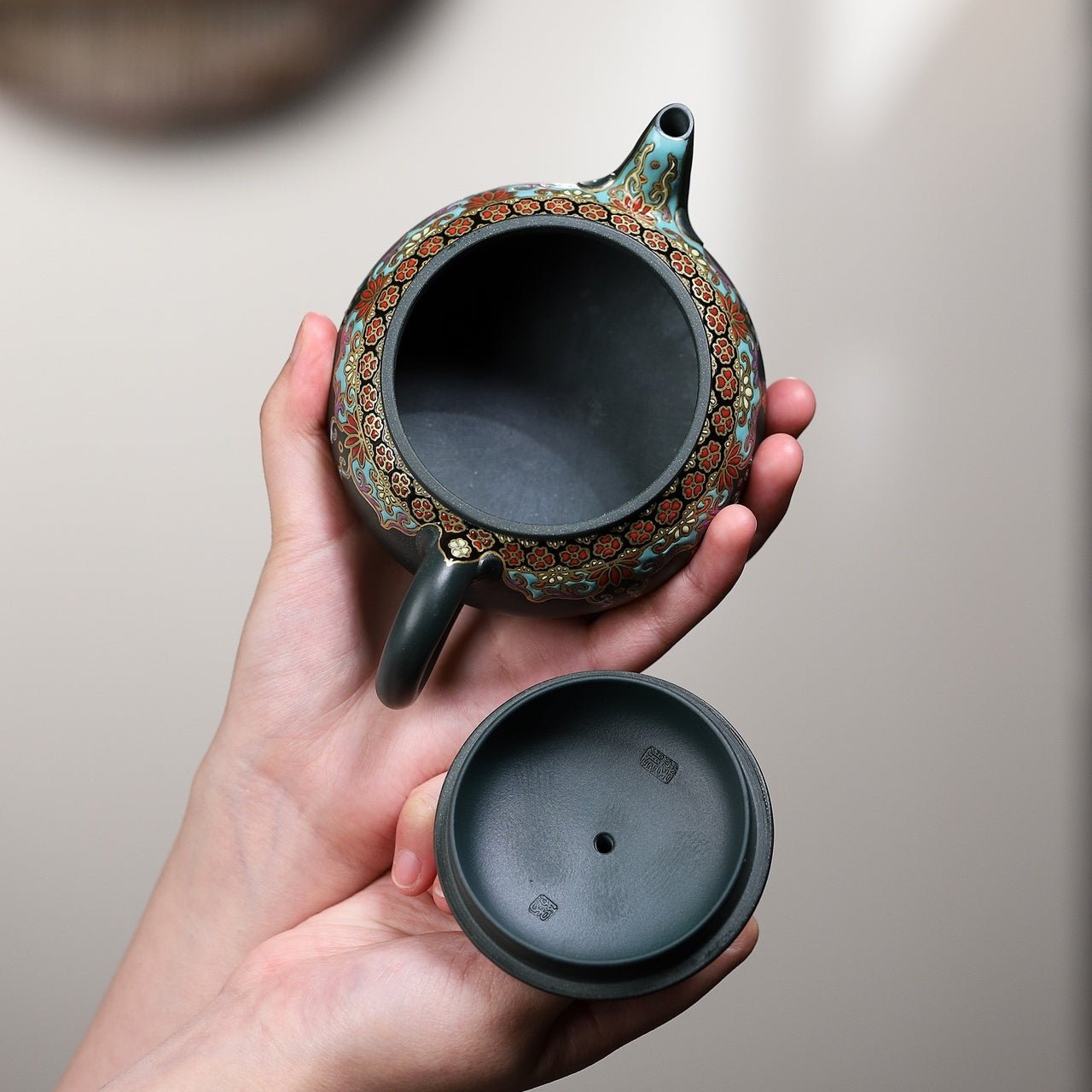 San Zu Ru Yi 230cc - Yixing Handmade Teapot - zycs_China - tea - teapot