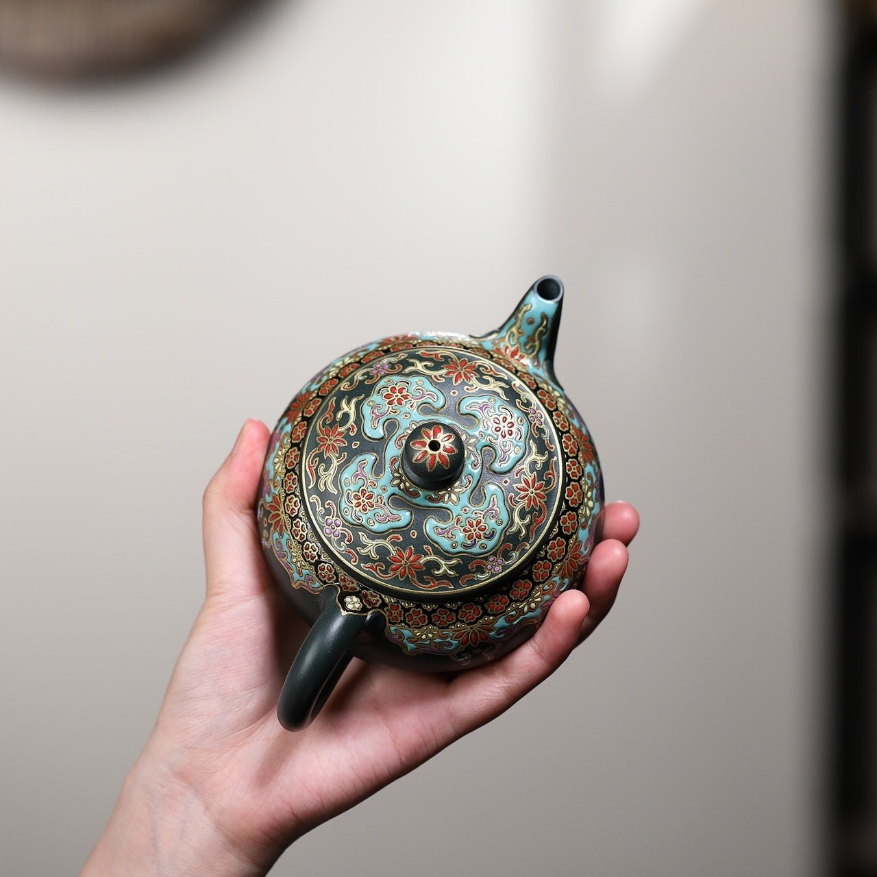 San Zu Ru Yi 230cc - Yixing Handmade Teapot - zycs_China - tea - teapot