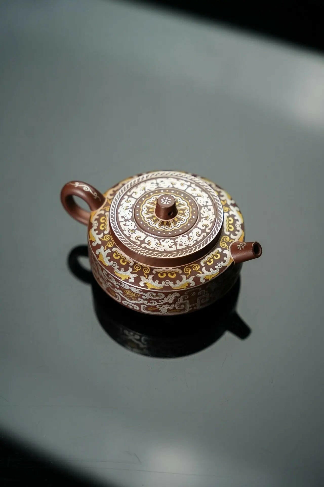 San Zu Zhou Pan 130cc - Yixing Handmade Teapot - zycs_China