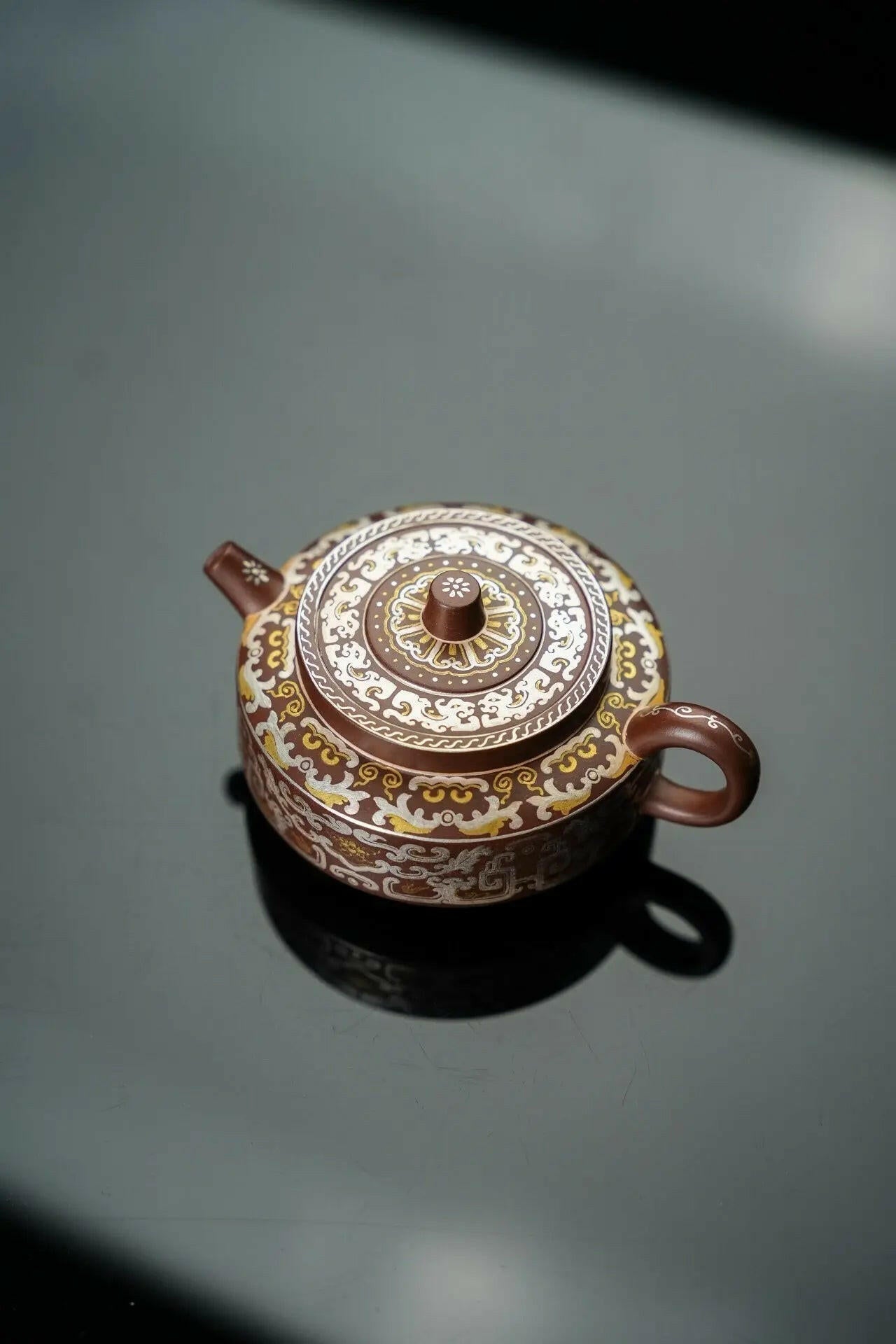 San Zu Zhou Pan 130cc - Yixing Handmade Teapot - zycs_China