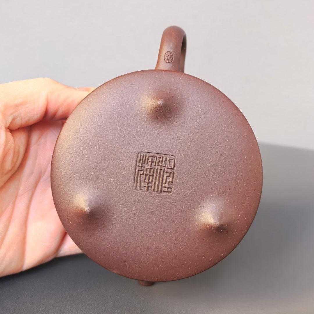San Zu Zhou Pan 200cc - Yixing Handmade Teapot - zycs_China